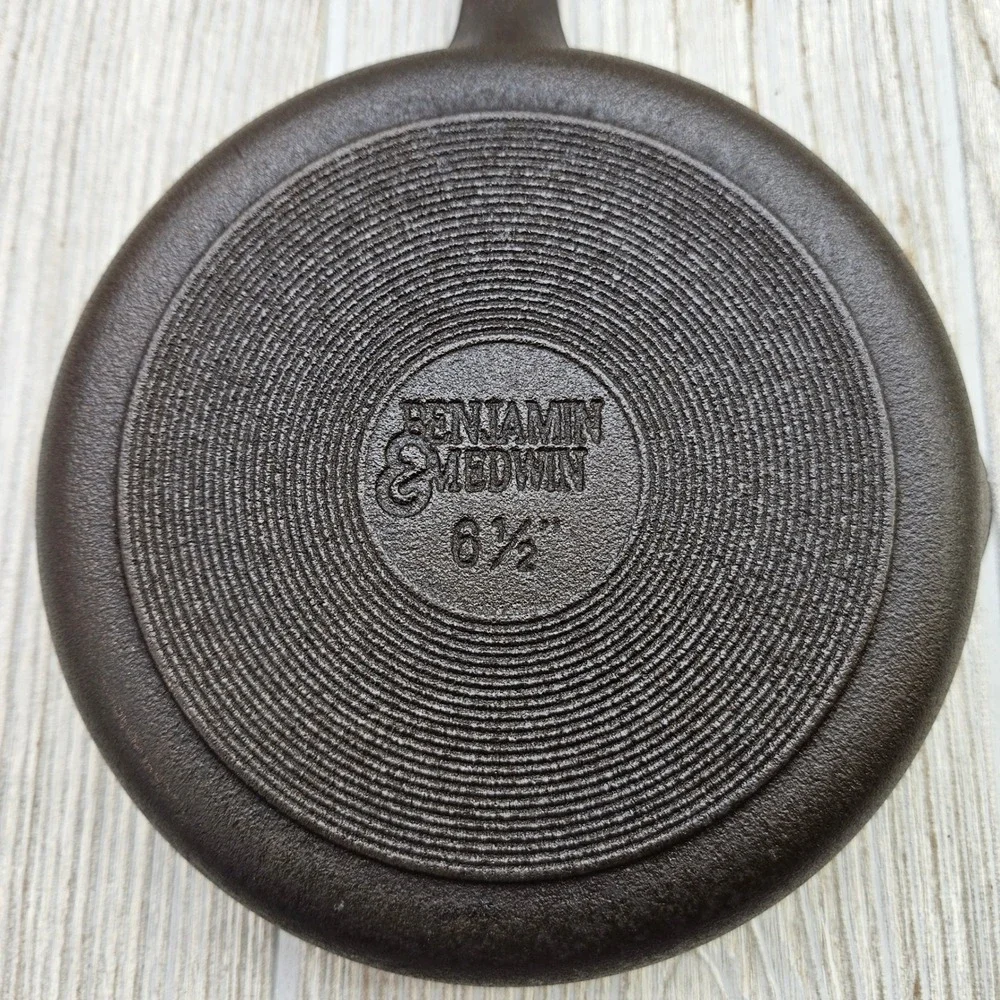 Benjamin & Medwin Cast Iron Skillet 6.5 Inch Vintage Cookware Restored